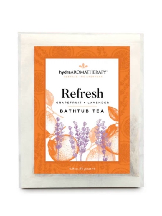Other - hydraAromatherapy Refresh Bathtub Tea Grapefruit Lavender Vegan 1.8 oz NEW